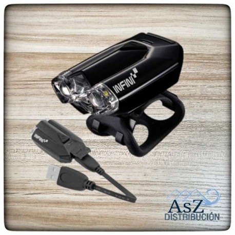 Luz delantera Infini USB Lava