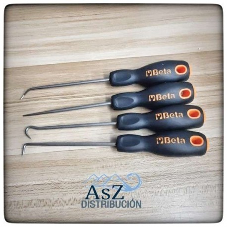Juego de 4 Agujas de Precisión con Mango Beta