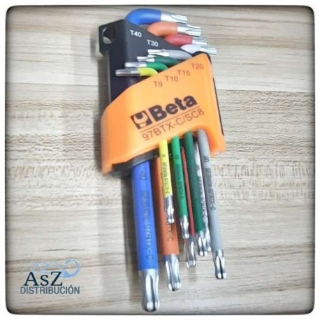 Juego de 8 Llaves Torx® Beta