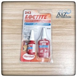 Loctite 243 Fijador resistencia Media Piezas aceitadas