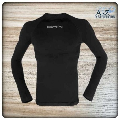 Camiseta Interior Manga Larga BRN Con Cuello