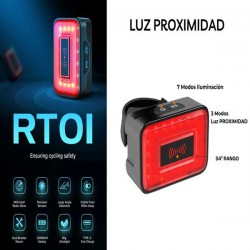 Luz trasera RD-250T con sensor proximidad Riders