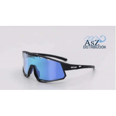 Gafas MIRADOR BLACK-WHITE BLUE MIRROR 4KAAD