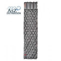 Colchoneta de Acampada Hinchable con Bomba de Pie Alps Gris Columbus