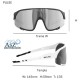 Gafas Deportivas Pulse Race - Blanco y Dorado con Lentes Revo 4kaad