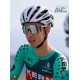 Gafas Deportivas BEAT RACE - Blanco & Negro con Lentes de Espejo Plateado 4kaad