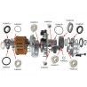 Mantenimiento motor E-Bike Bosch Gen 4 (rodamientos, retenes y juntas toricas)