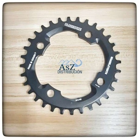 Monoplato Redondo 94BCD para Sram 4 tornillos Blackspire