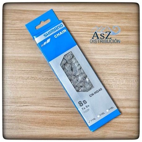 Cadena Shimano 6/7/8v HG40